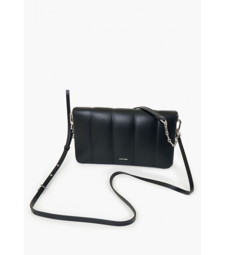 Women Bags Line.Quilt Black ECOleather Calvin Klein