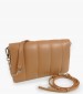 Women Bags Line.Quilt Beige ECOleather Calvin Klein