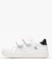 Kids Casual Shoes Low.Cut White ECOleather Calvin Klein