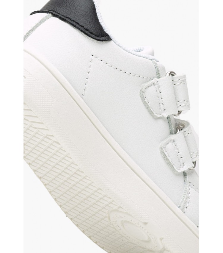 Kids Casual Shoes Low.Cut White ECOleather Calvin Klein