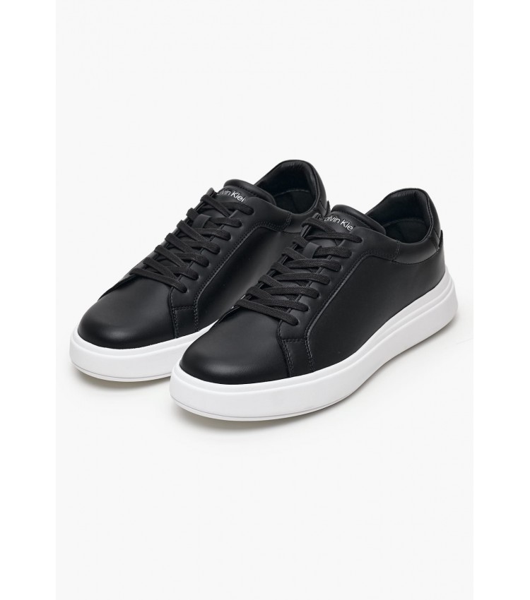 Men Casual Shoes Low.Lth2 Black Leather Calvin Klein