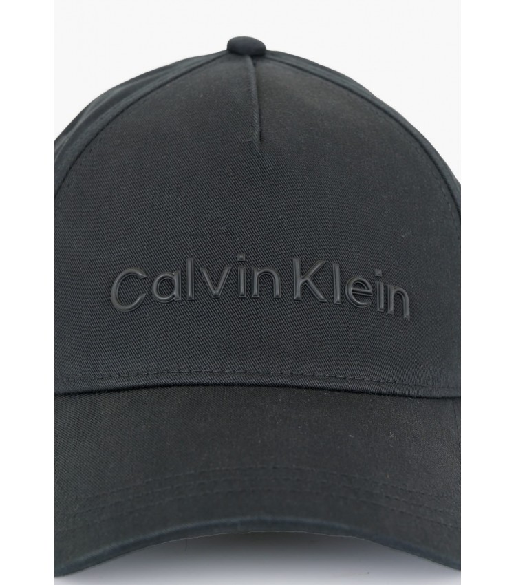 Ανδρικά Καπέλα Must.B Μαύρο Βαμβάκι Calvin Klein