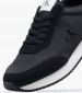 Men Casual Shoes Retro.Iconic Black Buckskin-Fabric Calvin Klein