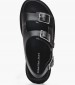 Γυναικείες Πλατφόρμες Χαμηλές Sandal.Buckle Μαύρο Δέρμα Calvin Klein