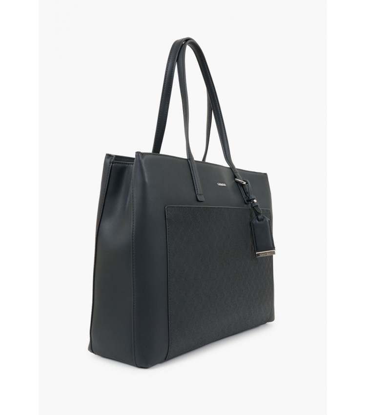 Γυναικείες Τσάντες Shopper.Classic Μαύρο ECOleather-Ύφασμα Calvin Klein