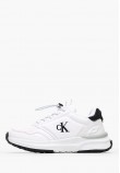 Παιδικά Παπούτσια Casual Sneaker.Up Άσπρο ECOleather-Ύφασμα Calvin Klein