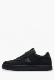 Men Casual Shoes Wave.Cupsole Black Nubuck Leather Calvin Klein