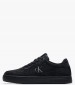 Men Casual Shoes Wave.Cupsole Black Nubuck Leather Calvin Klein