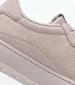 Men Casual Shoes Wave.Cupsole Taupe Nubuck Leather Calvin Klein