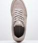 Men Casual Shoes Wave.Cupsole Taupe Nubuck Leather Calvin Klein