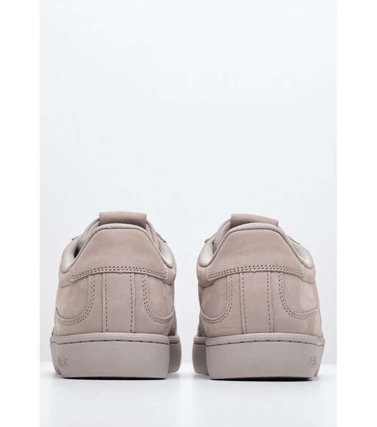 Ανδρικά Παπούτσια Casual Wave.Cupsole Πούρο Δέρμα Νούμπουκ Calvin Klein