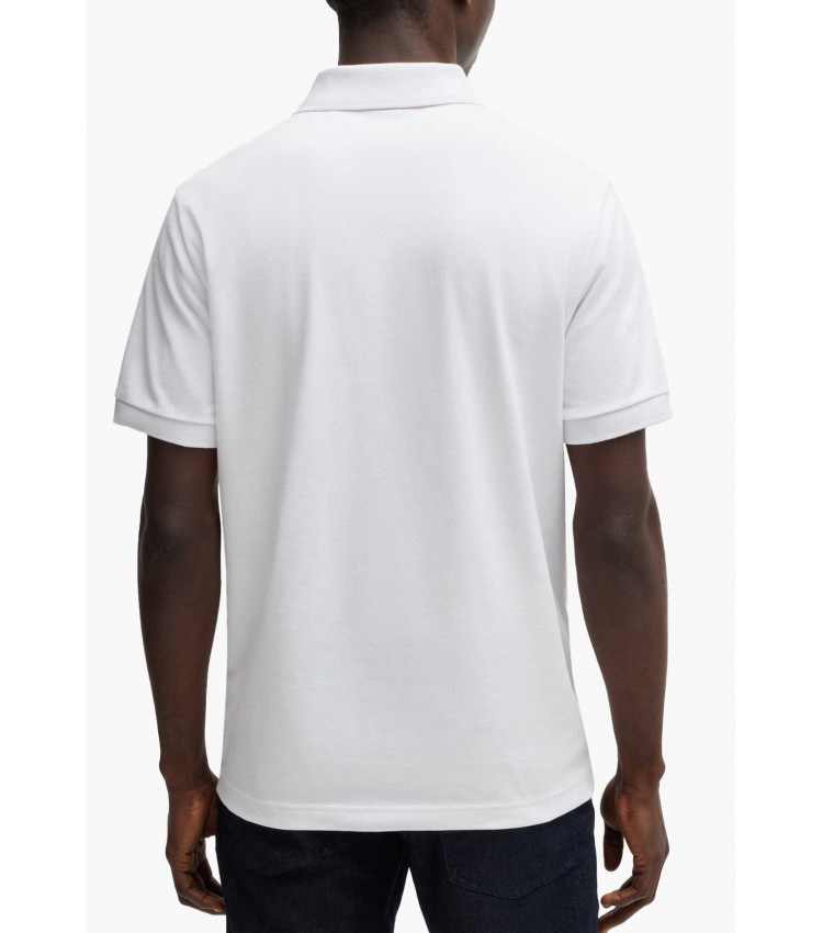 Men T-Shirts Passertip White Cotton Boss