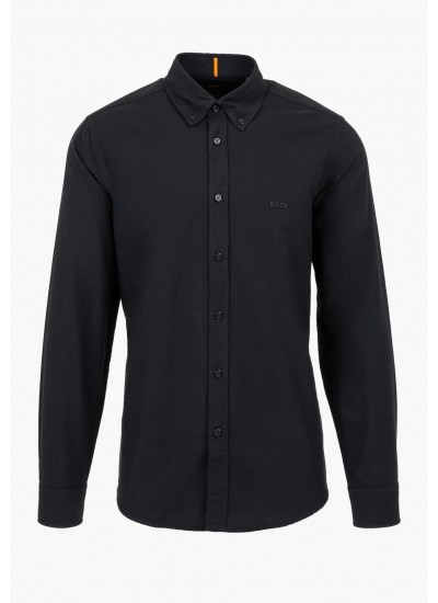 Ανδρικά Πουκάμισα Oxford.Shirt Μπλέ Ανοιχτό Βαμβάκι GANT