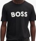 Men T-Shirts Thinking.1B Black Cotton Boss