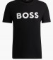 Men T-Shirts Thinking.1B Black Cotton Boss