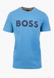 Men T-Shirts Thinking.1B Blue Cotton Boss