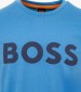 Men T-Shirts Thinking.1B Blue Cotton Boss