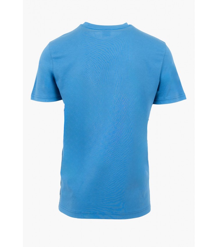 Men T-Shirts Thinking.1B Blue Cotton Boss