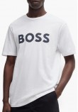 Men T-Shirts Thinking.1B White Cotton Boss