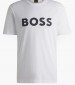 Men T-Shirts Thinking.1B White Cotton Boss