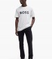 Men T-Shirts Thinking.1B White Cotton Boss