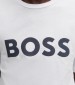 Men T-Shirts Thinking.1B White Cotton Boss