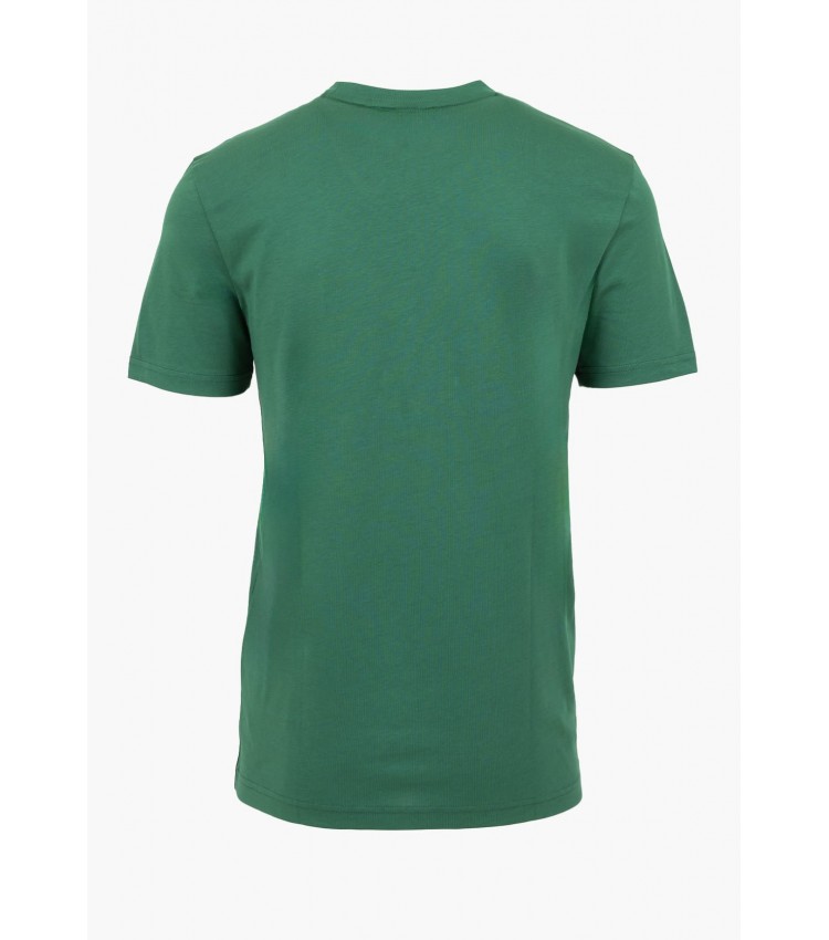 Men T-Shirts Thinking.1B Green Cotton Boss