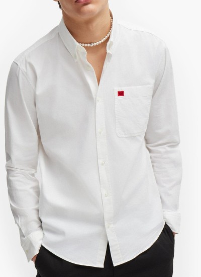 Men Shirts A6GPN White Cotton Timberland