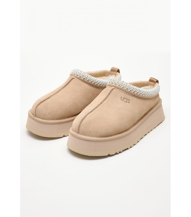 Γυναικεία Mules 1122553 Μπεζ Δέρμα Καστόρι UGG