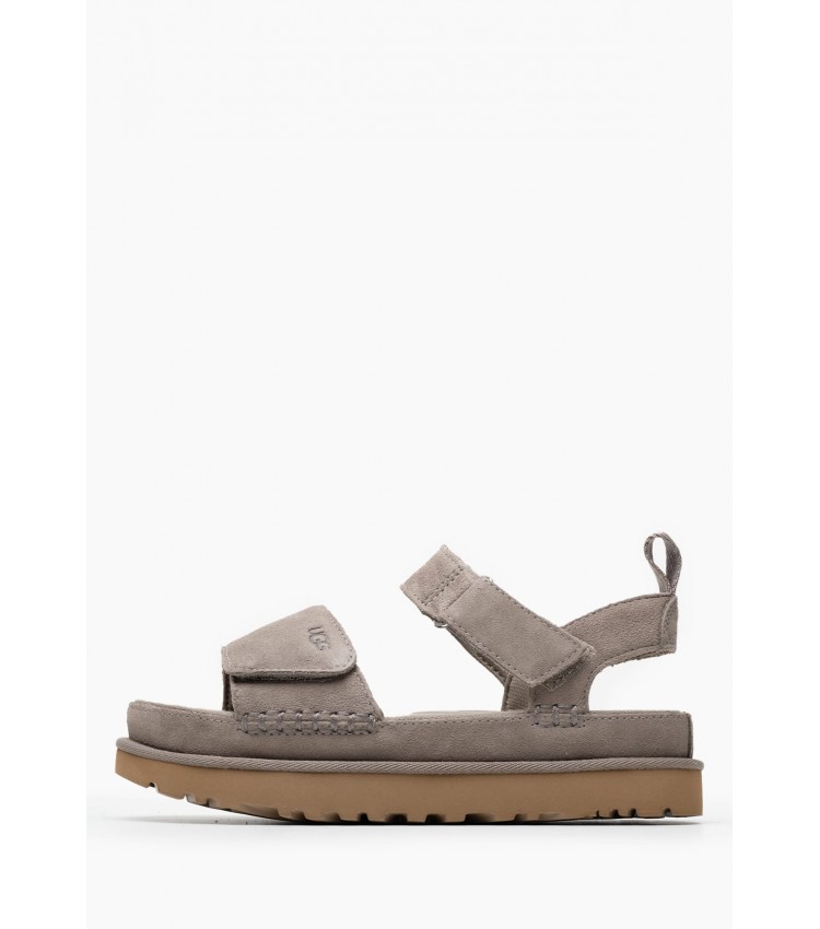 Women Platforms Low 1136783 Grey Buckskin UGG