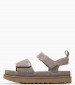 Women Platforms Low 1136783 Grey Buckskin UGG