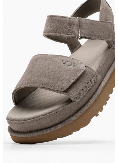 Women Platforms Low 1136783 Grey Buckskin UGG