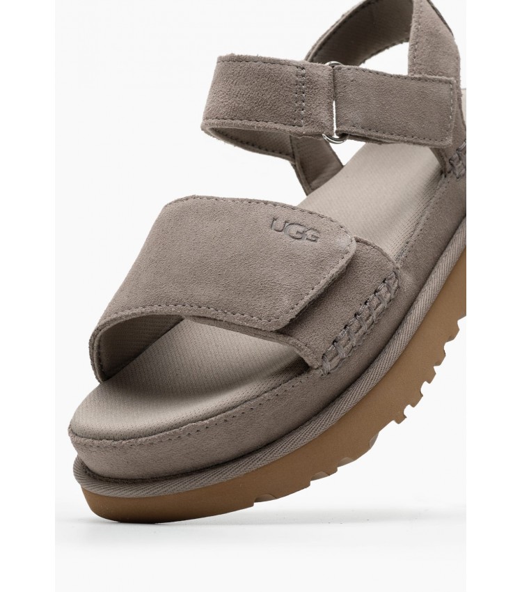 Women Platforms Low 1136783 Grey Buckskin UGG