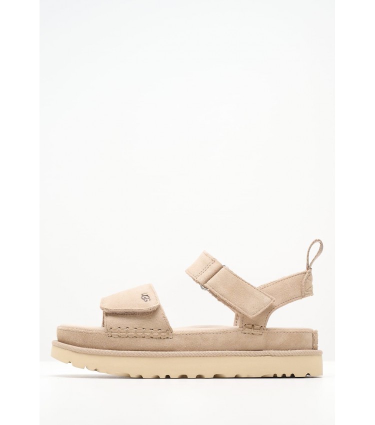 Women Platforms Low 1136783 Beige Buckskin UGG