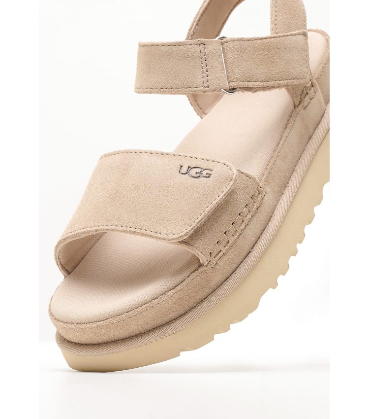 Women Platforms Low 1136783 Beige Buckskin UGG