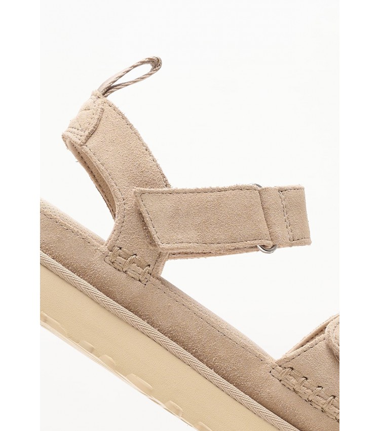 Women Platforms Low 1136783 Beige Buckskin UGG