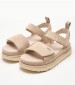 Women Platforms Low 1136783 Beige Buckskin UGG