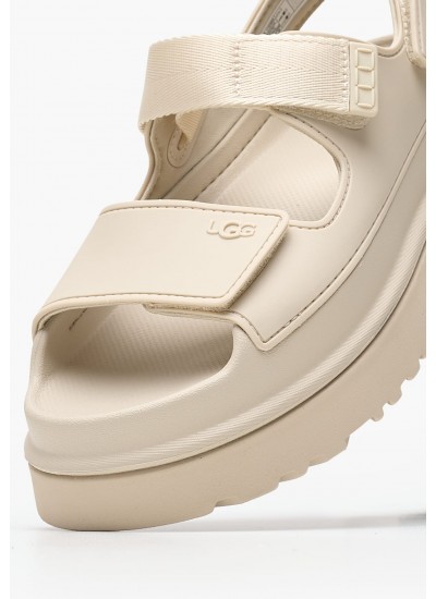 Women Platforms Low 1152685 Beige Rubber UGG