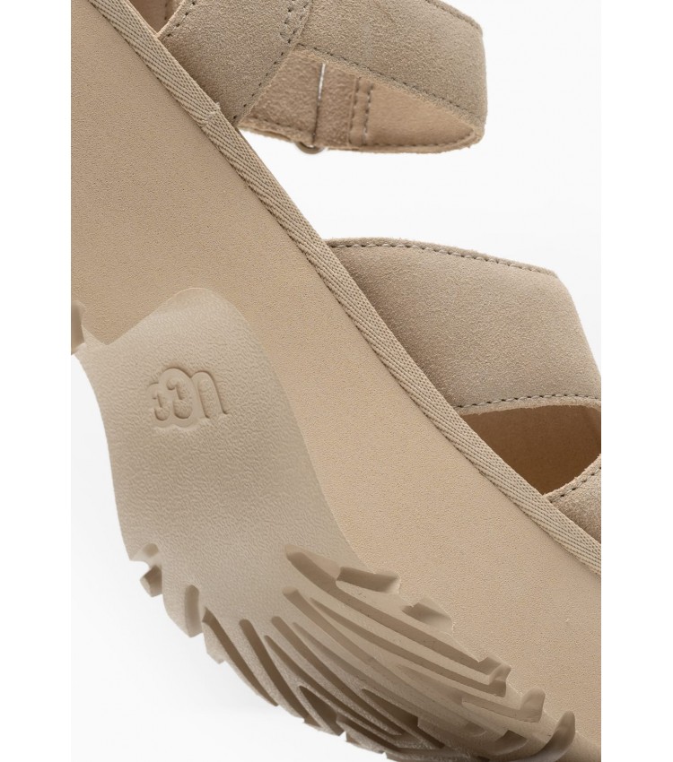 Women Platforms Low 1167475 Beige Buckskin UGG