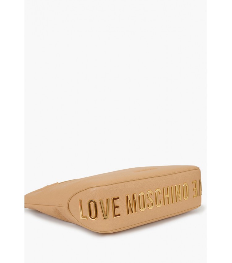 Γυναικείες Τσάντες JC4031 Μπεζ ECOleather Love Moschino