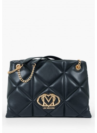 Women Bags JC4040.B Black ECOleather Love Moschino