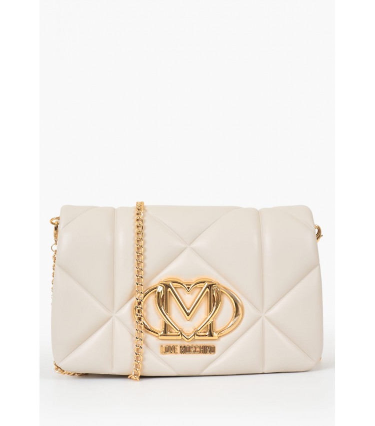 Γυναικείες Τσάντες JC4043.Cr Μπεζ ECOleather Love Moschino