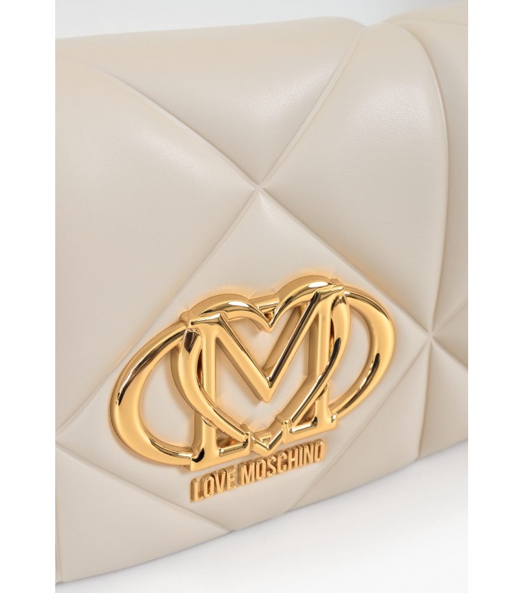 Γυναικείες Τσάντες JC4043.Cr Μπεζ ECOleather Love Moschino