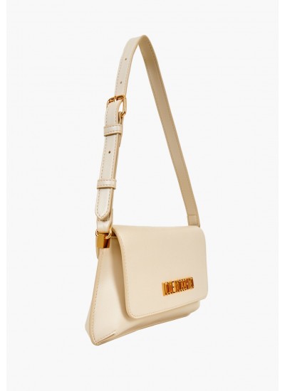 Women Bags JC4058 Beige ECOleather Love Moschino