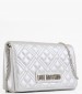 Women Bags JC4079 Silver ECOleather Love Moschino