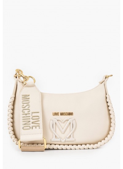 Γυναικείες Τσάντες JC4128 Μπεζ ECOleather Love Moschino