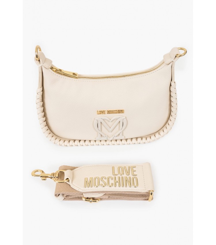 Γυναικείες Τσάντες JC4128 Μπεζ ECOleather Love Moschino