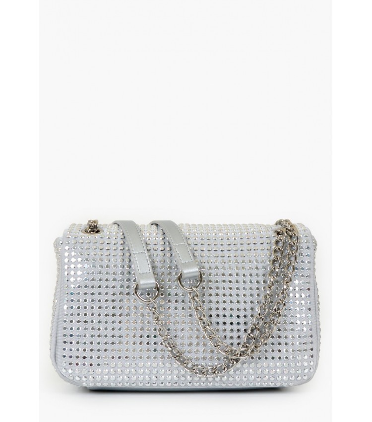 Women Bags JC4136 Silver ECOleather-Fabric Love Moschino