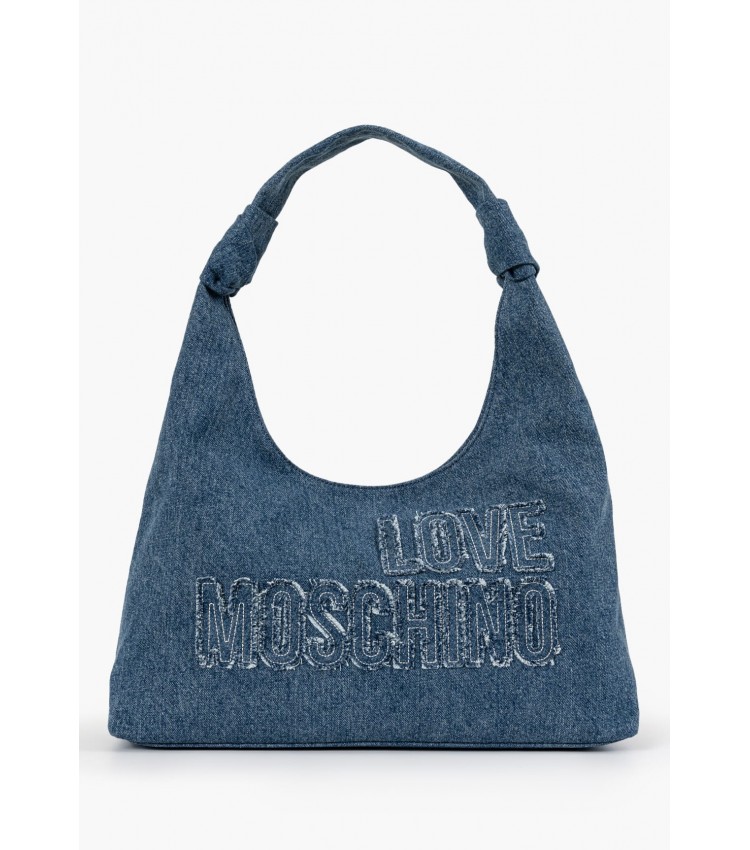 Women Bags JC4243 Blue Fabric Love Moschino