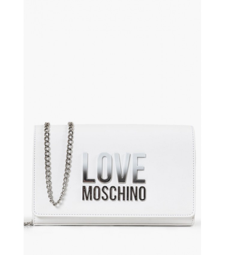 Γυναικείες Τσάντες JC4260 Άσπρο ECOleather Love Moschino